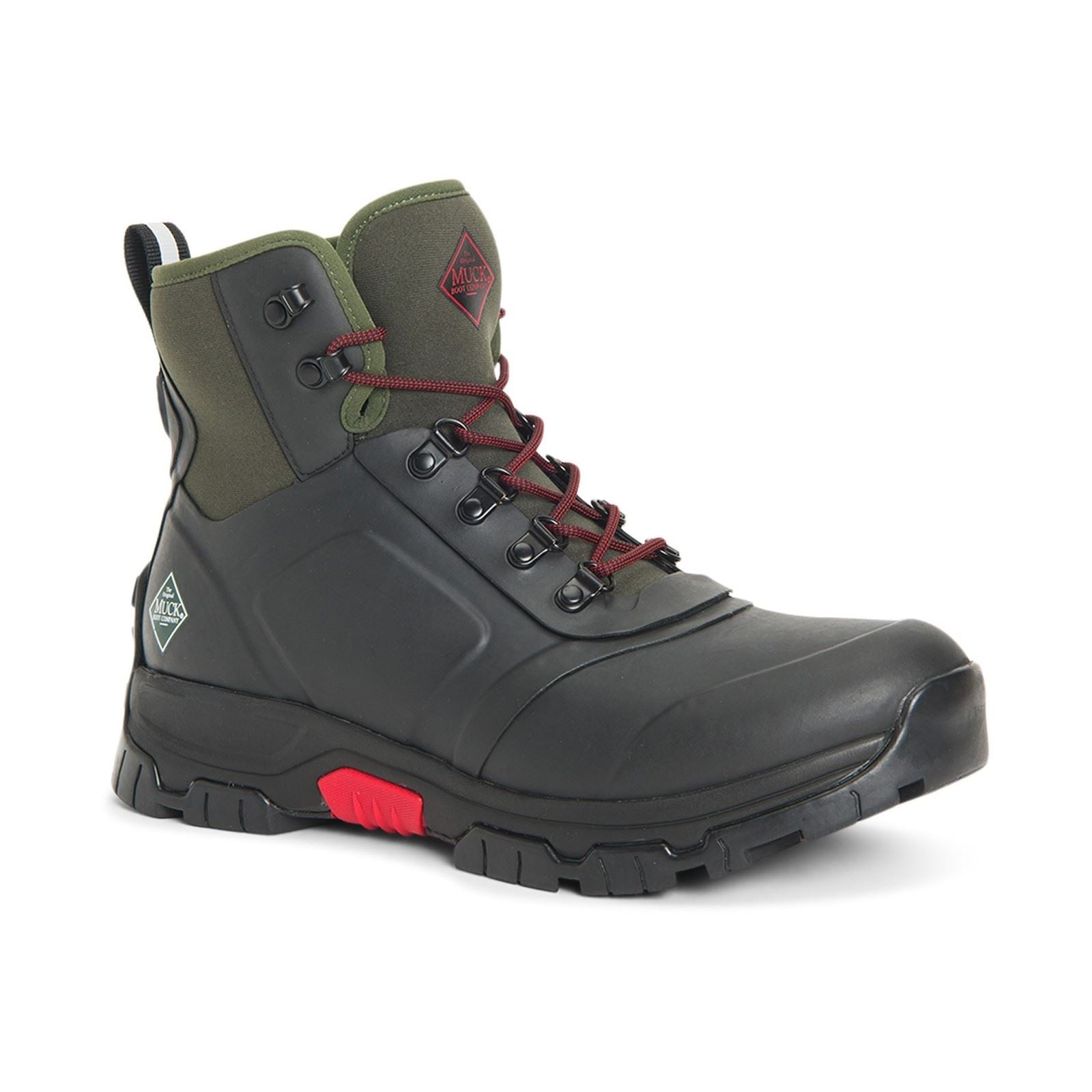 Muck Boots Apex Stivali In Gomma Nera Da Pioggia