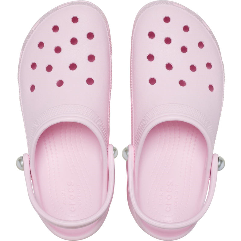Crocs Classic Platform Ciabatte Rosa In Materiali Termoplastici Da Donna