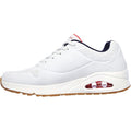 Skechers Uno Stand On Air Sneakers Sintetiche Da Uomo Bianche/Navy/Rosse