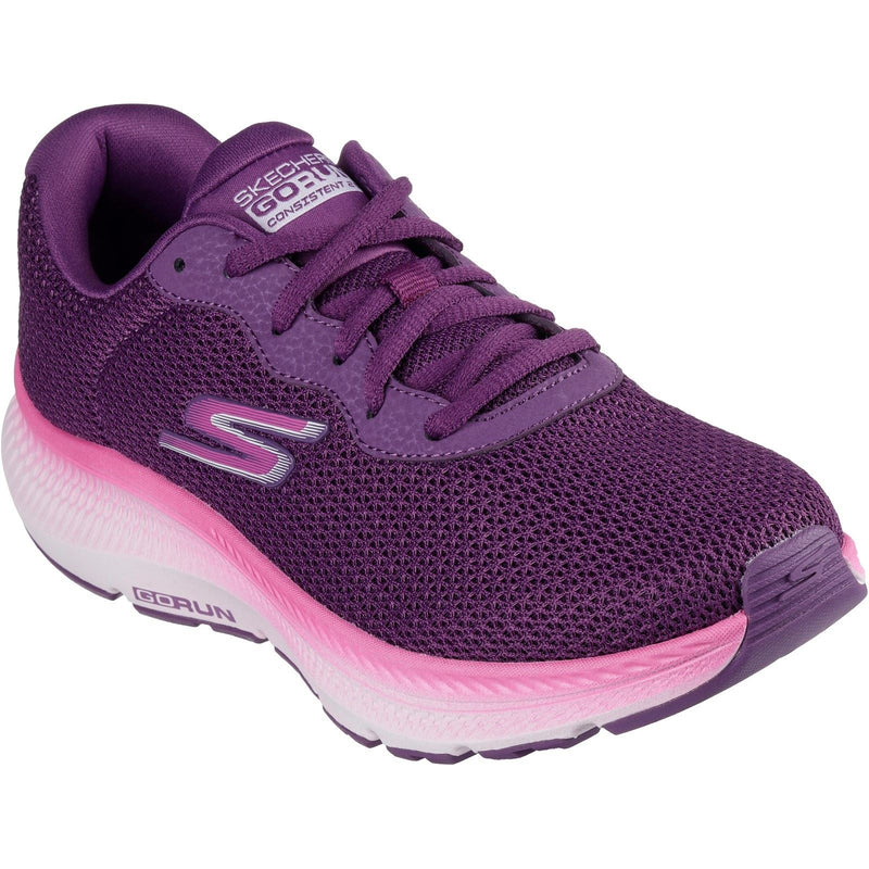 Skechers Go Run Consistent 2.0 Fast Pace Sneakers Da Donna Color Prugna