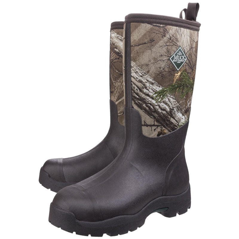 Muck Boots Derwent II Stivali Di Gomma Neri/Bark Wellington