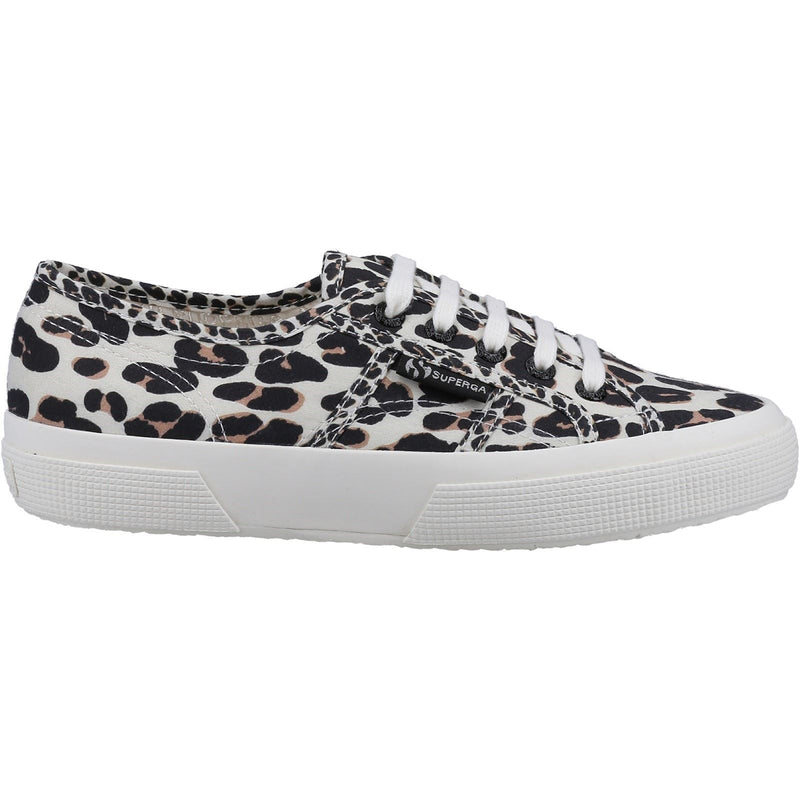 Superga 2750 Light Leopard Print Sneakers In Cotone Leggero Color Beige Chiaro Da Donna Con Stampa Leopardata.