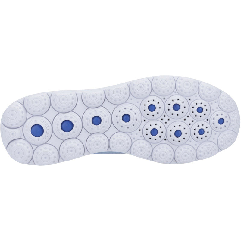 Geox D Spherica A Sneakers Da Donna In Pelle Color Cielo Chiaro