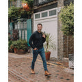 Hush Puppies Joel Stivali In Pelle Da Uomo Color Cammello