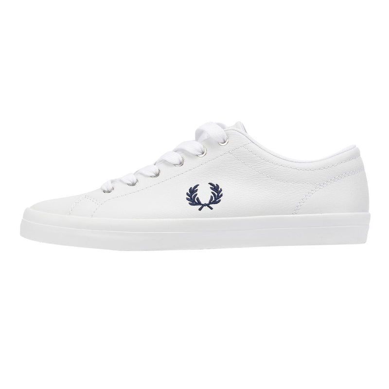 Fred Perry Baseline Sneakers Bianche In Pelle Da Uomo