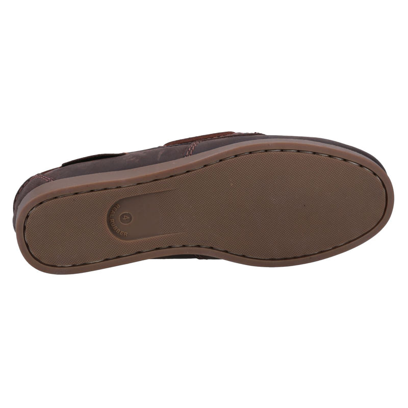Cotswold Bartrim Scarpe Da Barca In Pelle Marrone Da Uomo