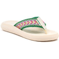Rocket Dog Spotlight Madison Sandali Da Donna In Cotone Verde/Multicolore