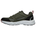 Skechers Oak Canyon Verketta Sneakers Da Uomo In Pelle Oliva/Nero