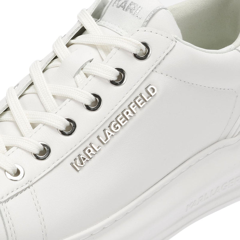 Karl Lagerfeld Kapri NFT Kounter Scarpe Da Ginnastica Bianche In Pelle Da Donna