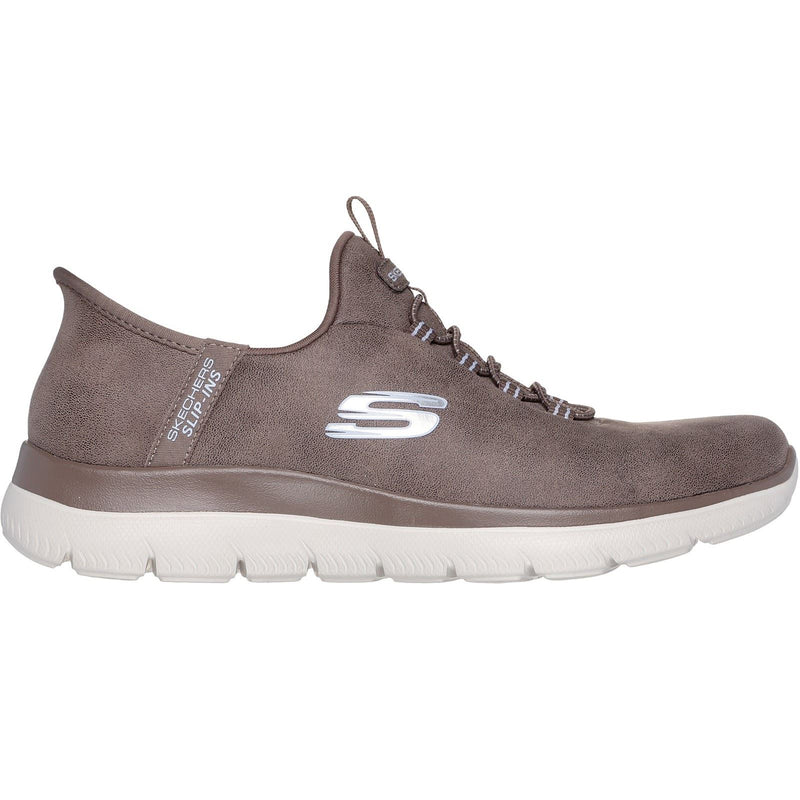 Skechers Summits Unknown Trail Sneakers Da Donna Marroni In Poliestere