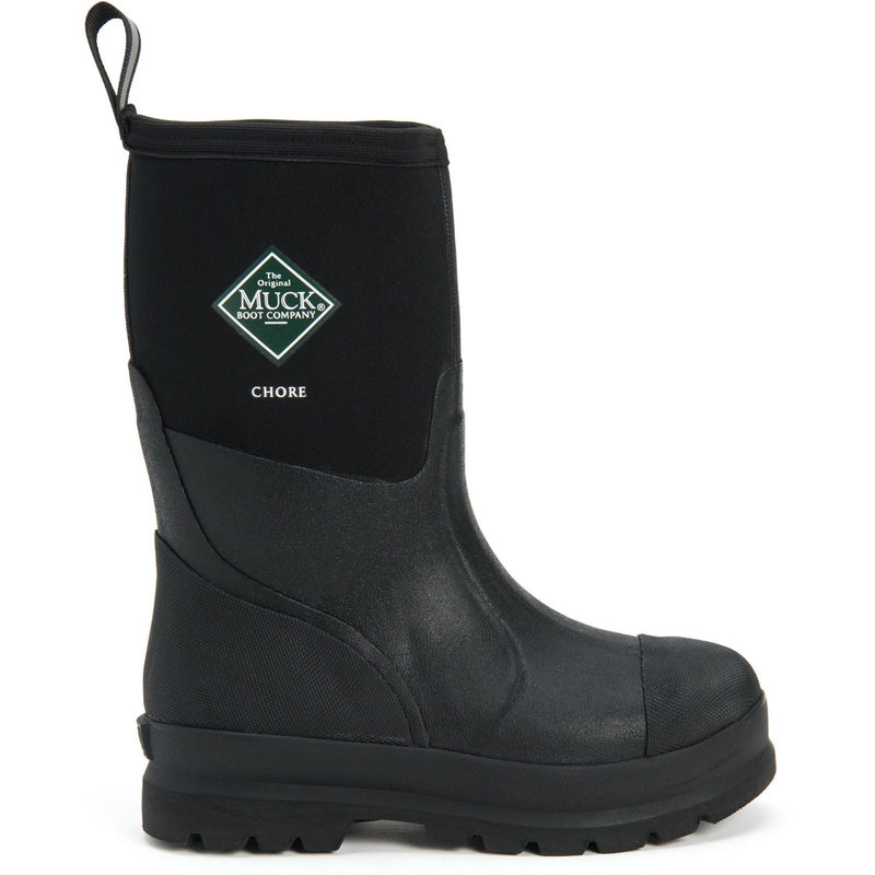 Muck Boots Chore Classic Mid Stivali Di Gomma Neri