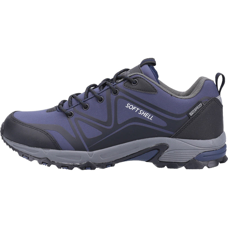 Cotswold Abbeydale Low Stivali Da Trekking In Poliestere Blu/Nero/Grigio Da Uomo