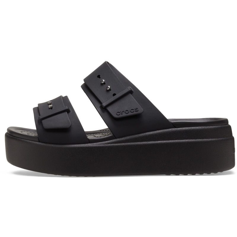 Crocs Brooklyn Sandali Neri Da Donna In Termoplastica