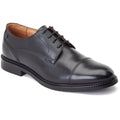 Base London Magnus Scarpe Oxford Nere In Pelle Da Uomo
