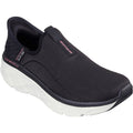 Skechers D'Lux Walker 2.0 Sneakers Da Donna In Poliestere Nero/Rosa