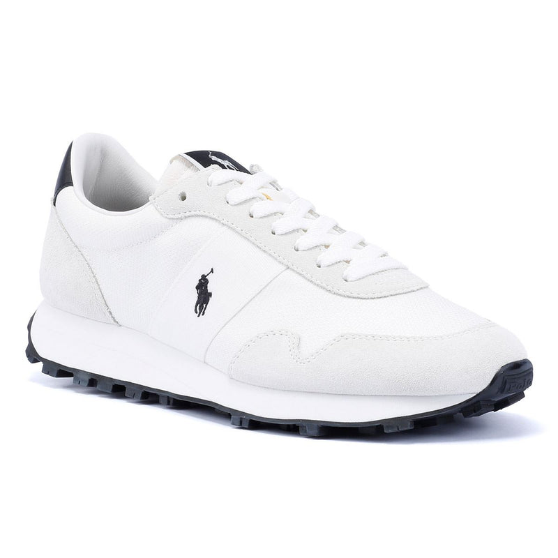 Ralph Lauren Trail 125 Sneakers Bianche Da Uomo In Pelle