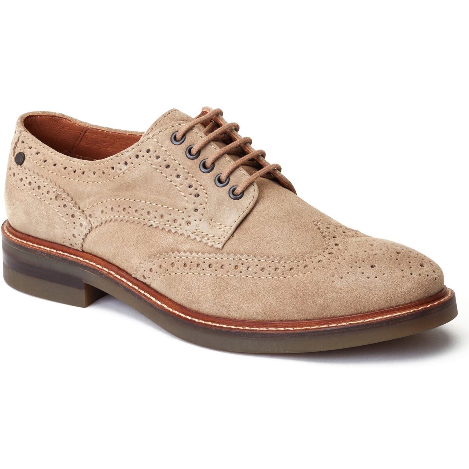 Base London Hatfield Scarpe Brogue Da Uomo In Pelle Scamosciata