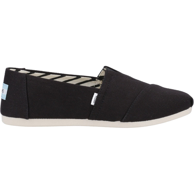 TOMS Alpargata Espadrillas Nere Da Donna In 100% Cotone
