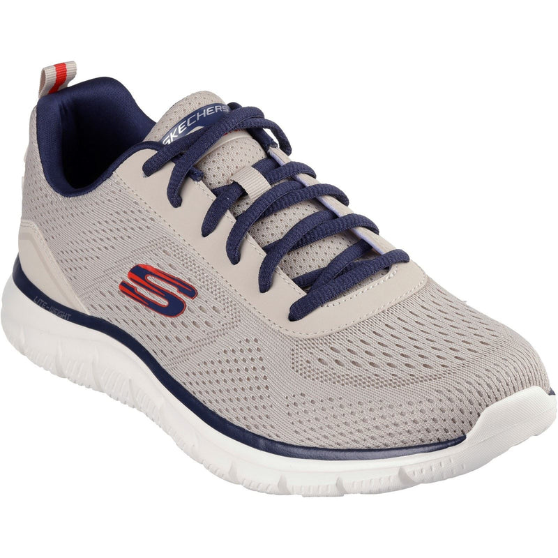 Skechers Track Leshur Sneakers Da Uomo In Sintetico Color Taupe/Navy