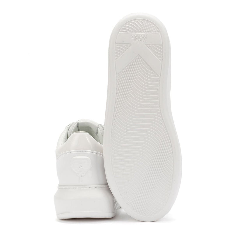Karl Lagerfeld Kapri NFT Kounter Scarpe Da Ginnastica Bianche In Pelle Da Donna