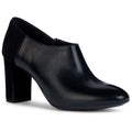 Geox D PHEBY Tacchi Neri In Pelle Di Nappa Da Donna