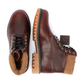 Timberland Heritage 6 Inch Waterproof Stivali Rossi In Pelle Da Uomo