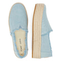 TOMS Washed Denim Valencia Espadrillas blu pastello Donna Sandalo blu