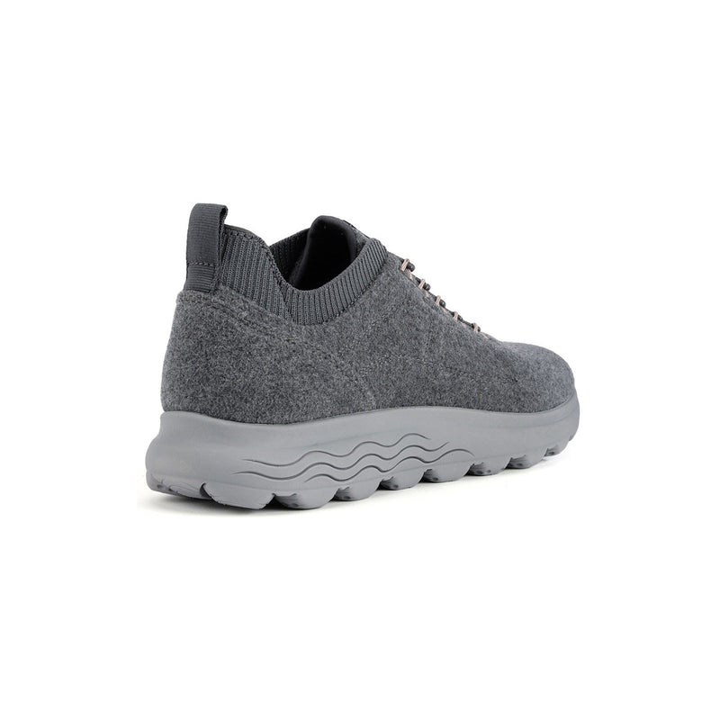 Geox D Spherica A Sneakers Donna In Misto Lana Antracite