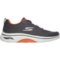 Skechers Go Walk Arch Fit 2.0 Idyllic Sneakers Da Uomo In Tessuto Grigio/Arancione
