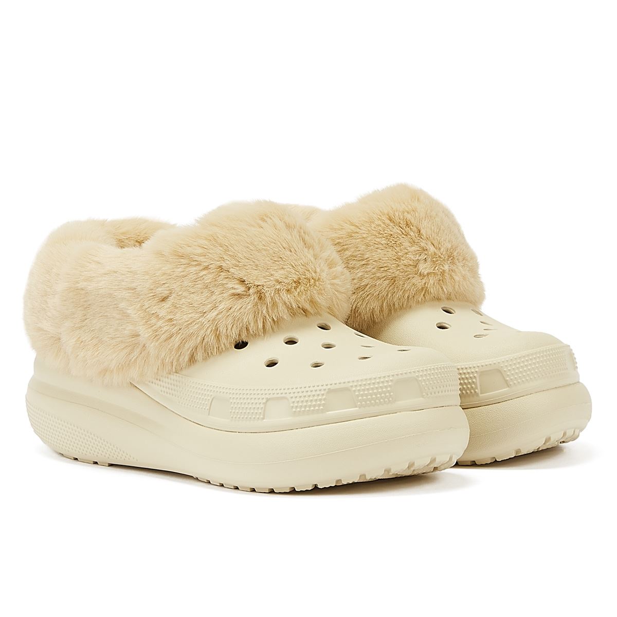 Crocs Zoccoli Comodi Beige Da Donna 