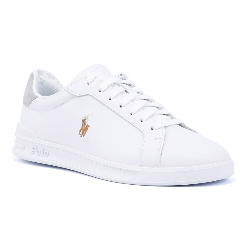 Ralph Lauren Heritage Court II Sneakers Bianche Da Uomo In Pelle