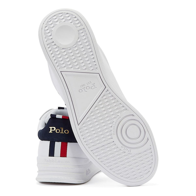 Ralph Lauren Sneakers Basse Hrt Ct Ii Bianche