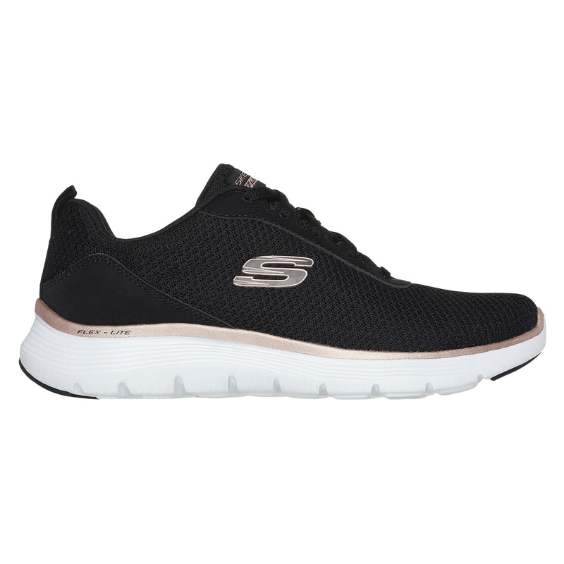 Skechers Flex Appeal 5.0 Uptake Scarpe Da Ginnastica Nere/Oro Rosa Da Donna