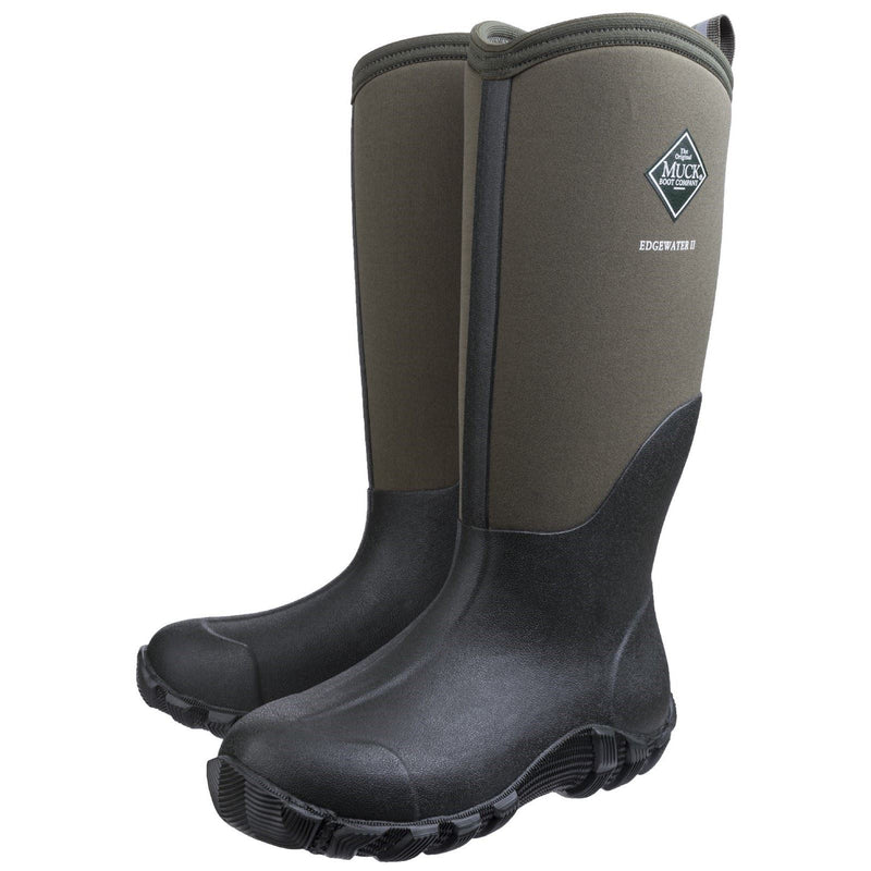 Muck Boots Edgewater II Stivali Di Gomma Wellington Con Fodera In Lana Muschiata