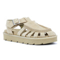 Clarks Originals Meadow Buckle Sandali Beige In Camoscio Da Donna