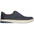 Skechers Hyland - Ratner Scarpe Da Uomo In Cotone Blu Scuro Con Lacci