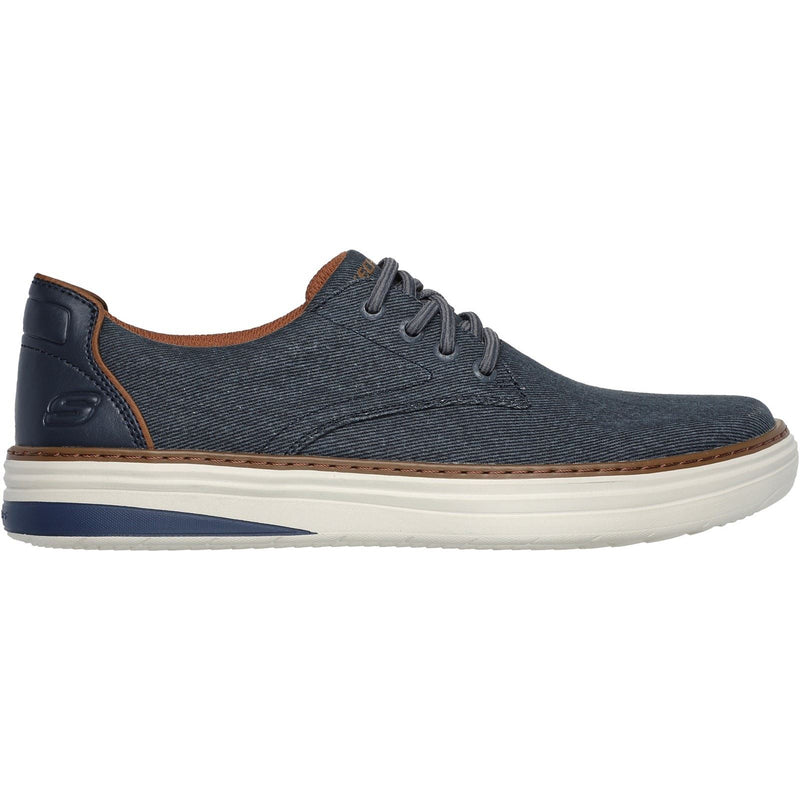Skechers Hyland - Ratner Scarpe Da Uomo In Cotone Blu Scuro Con Lacci