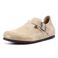 Birkenstock London Scarpe Comode In Camoscio Beige