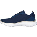 Skechers Flex Appeal 5.0 Uptake Scarpe Da Ginnastica Da Donna In Tessuto Blu Marino/Oro
