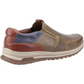 Hush Puppies Cole Mocassini In Pelle Marrone/Kaki/Navy/Tan Per Uomo