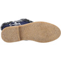 Hush Puppies Megan Stivali Da Donna In Camoscio Blu Scuro