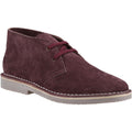 Hush Puppies Samuel Stivali In Camoscio Bordeaux Da Uomo