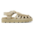 Clarks Originals Meadow Buckle Sandali Beige In Camoscio Da Donna