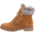 Hush Puppies Florence Stivali In Pelle Da Donna Color Cammello.