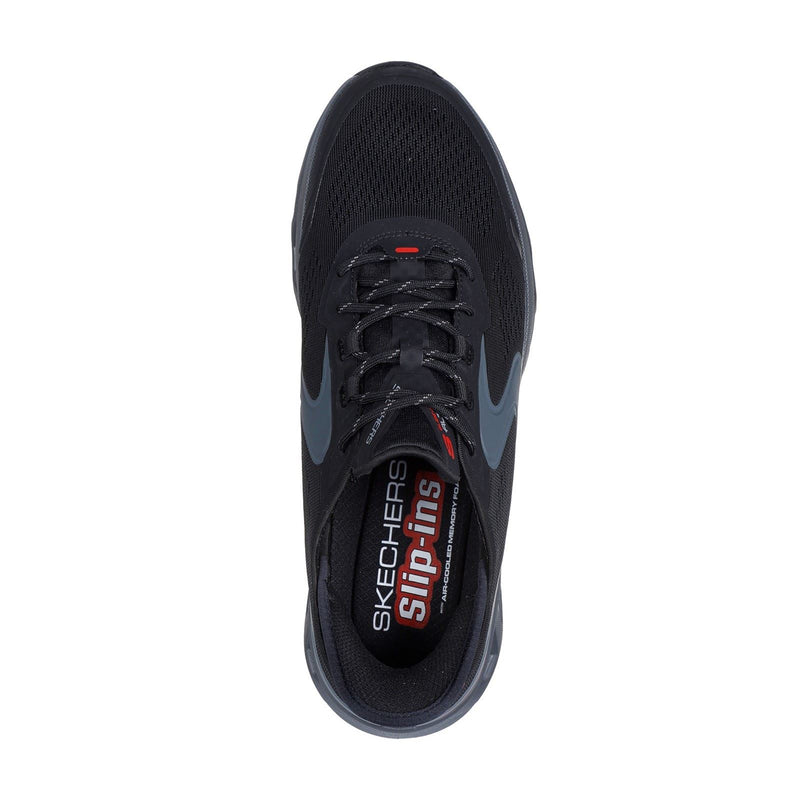 Skechers Glide-Step Altus Sneakers Sintetiche Nere/Grigie Da Uomo