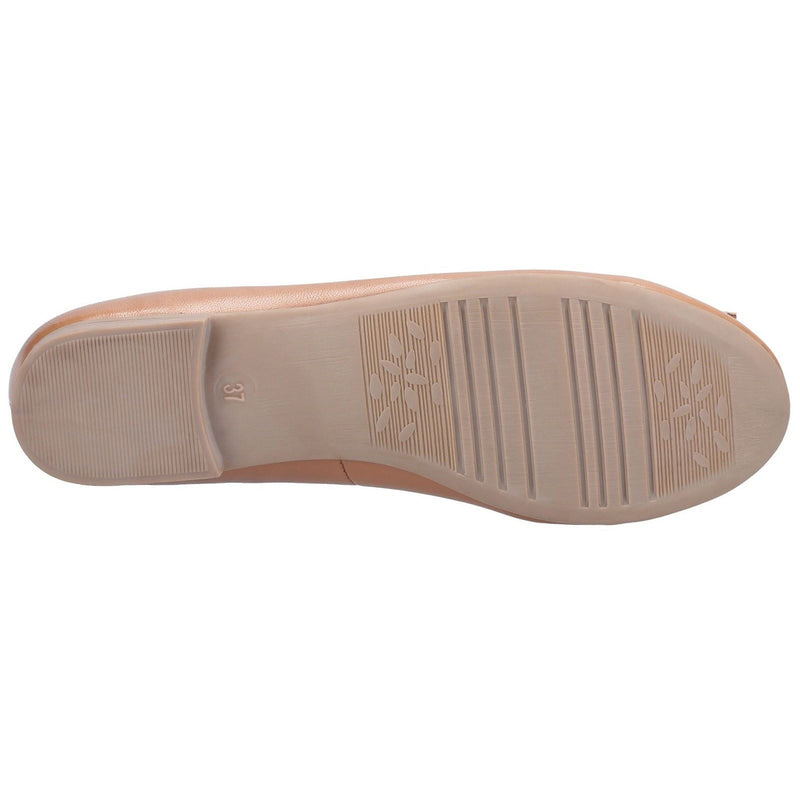 Hush Puppies Naomi Ballerine Piatte Da Donna In Pelle Color Cuoio