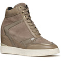 Geox D Maurica Sneakers Da Donna Color Taupe Scuro