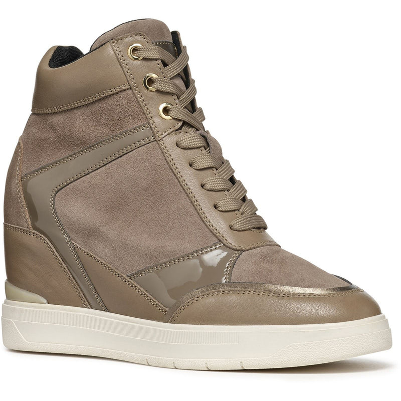 Geox D Maurica Sneakers Da Donna Color Taupe Scuro