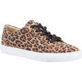 Hush Puppies Tessa Sneakers Da Donna In Pelle Scamosciata Con Stampa Leopardata