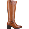 Hush Puppies Heidi Stivali In Pelle Da Donna Color Cuoio